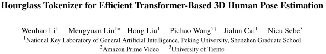 CVPR 2024 | 让视频姿态Transformer变得飞速，北大提出高效三维人体姿态估计框架HoT