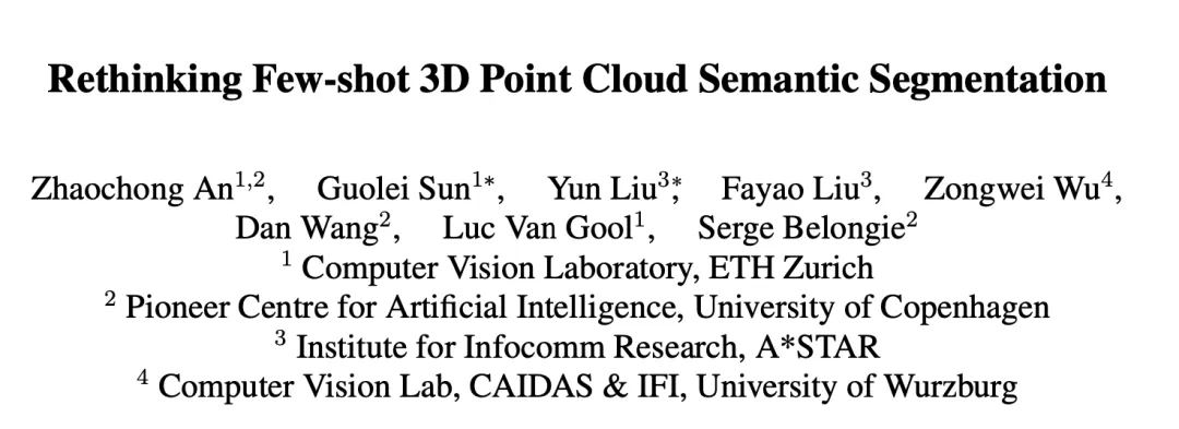 CVPR 24｜ETH Zurich等团队：重新定义小样本3D分割任务，新基准开启广阔提升潜力！ 