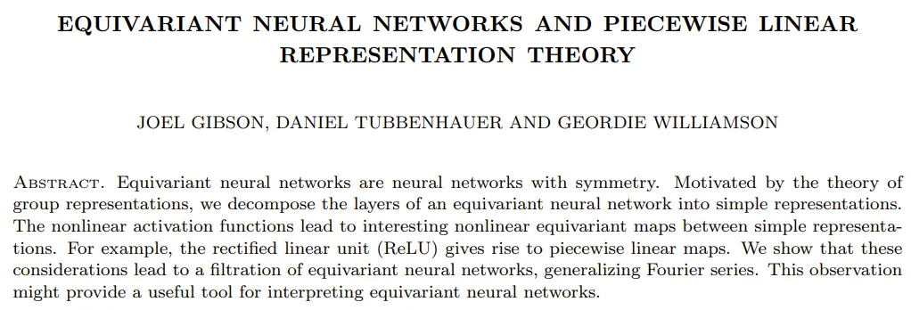 如何让等变神经网络可解释性更强？试试将它分解成「简单表示」