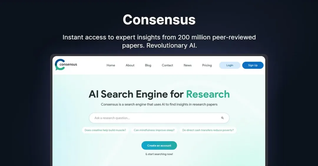 AI 学术搜索引擎Consensus，年化收入达150万美金，获超千万美金投资