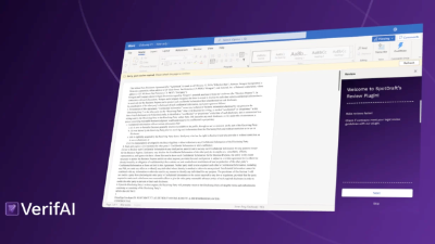 CLM公司SpotDraft推出适用于Word的AI合同审查插件VerifAI（暂时免费）