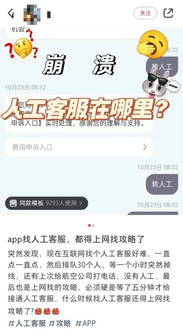 答非所问 原地绕弯……AI客服“鸡同鸭讲”遭网友质疑