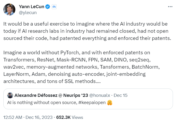 ChatGPT构建离不开PyTorch，LeCun言论引热议，模型厂商不开放权重原来为此