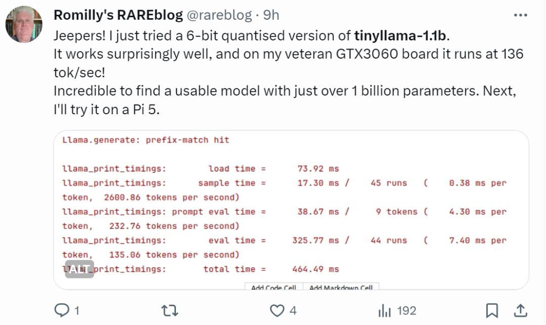 轻量级模型，重量级性能，TinyLlama、LiteLlama小模型火起来了