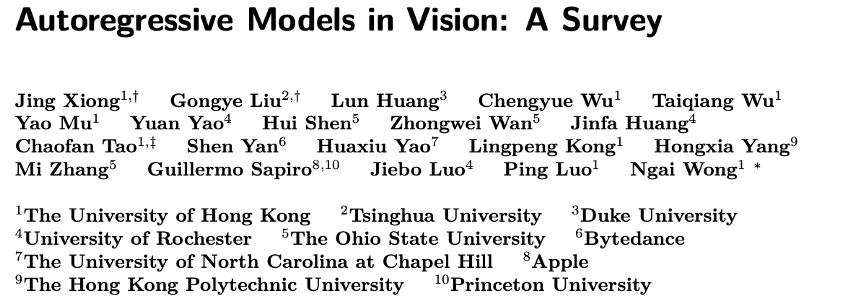 关于计算机视觉中的自回归模型，这篇综述一网打尽了