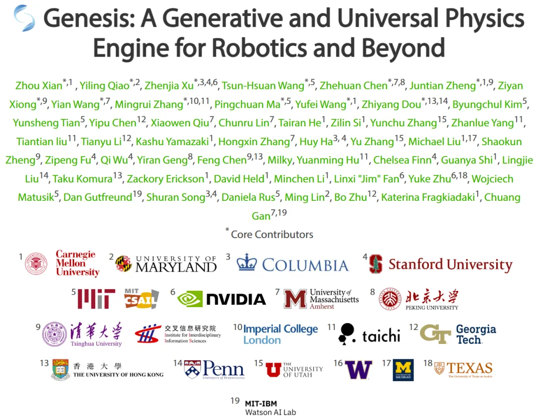 历时2年，华人团队力作，震撼开源生成式物理引擎Genesis，可模拟世界万物