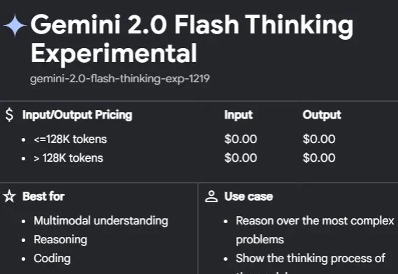 推理最强也最快，谷歌发布Gemini 2.0 Flash Thinking，全面超越o1-preview