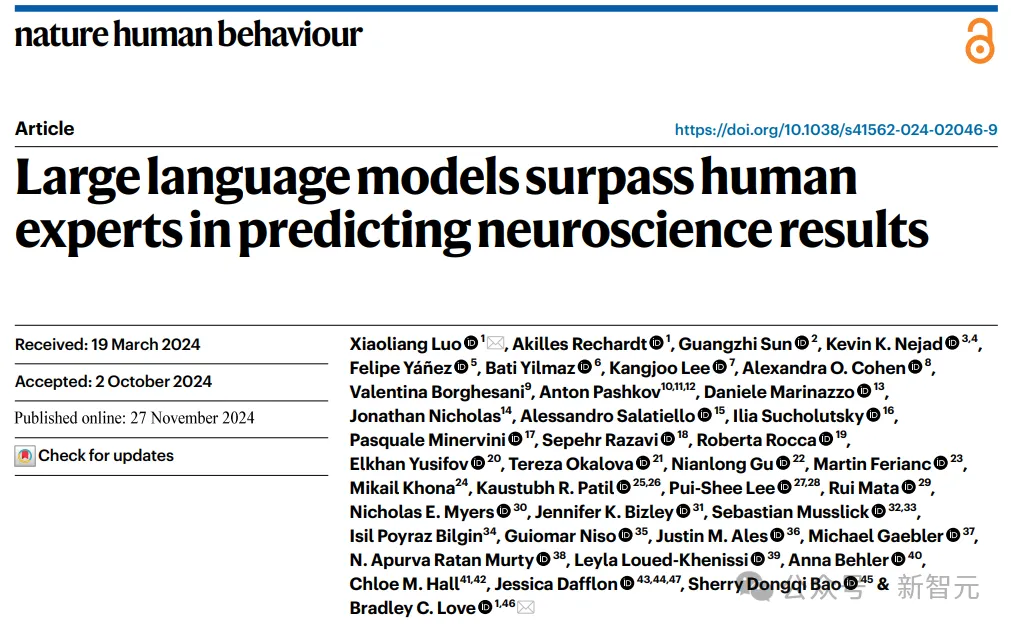 科研也完了，AI暴虐170位人类专家！Nature子刊：大模型精准预测研究结果，准确率高达81%