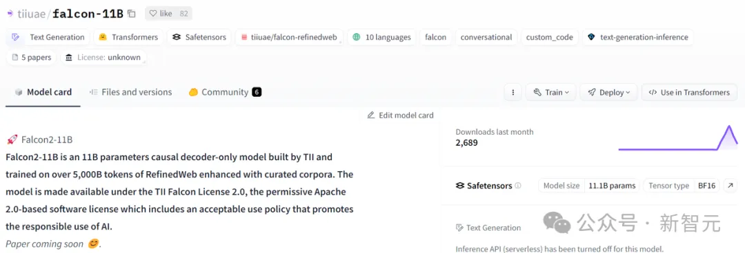 时隔一年Falcon回归！110亿参数5.5万亿token，性能超越Llama 3