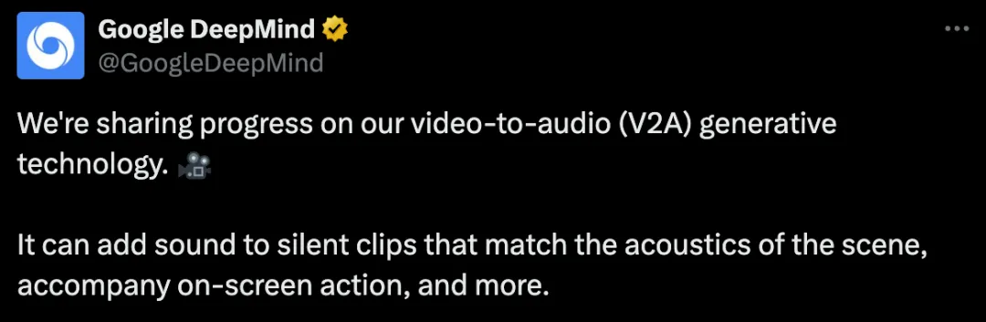 杀疯了！谷歌卷视频到语音，逼真音效让AI视频告别无声！