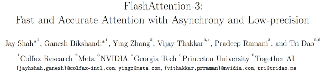 英伟达又赚到了！FlashAttention3来了：H100利用率飙升至75%