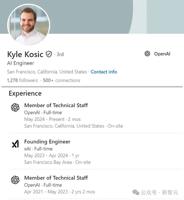 xAI创立未足年，创始工程师Kosic离职重返老东家OpenAI，巨头人才之战热度升级