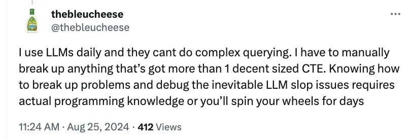 LLM取代的第一个编程语言竟是SQL？网友吵翻天