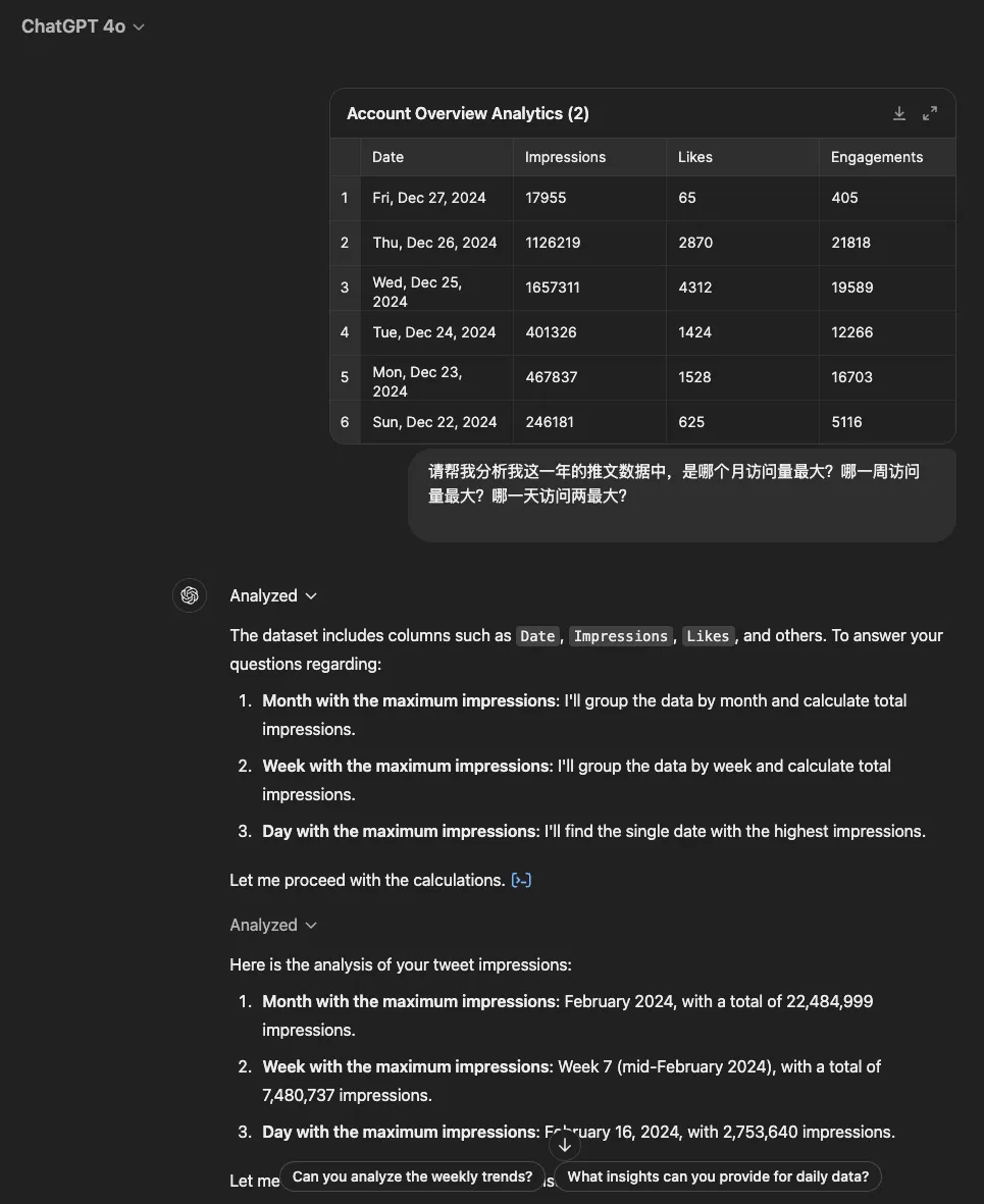 用 AI 对 Excel 数据分析：数据再多也不愁