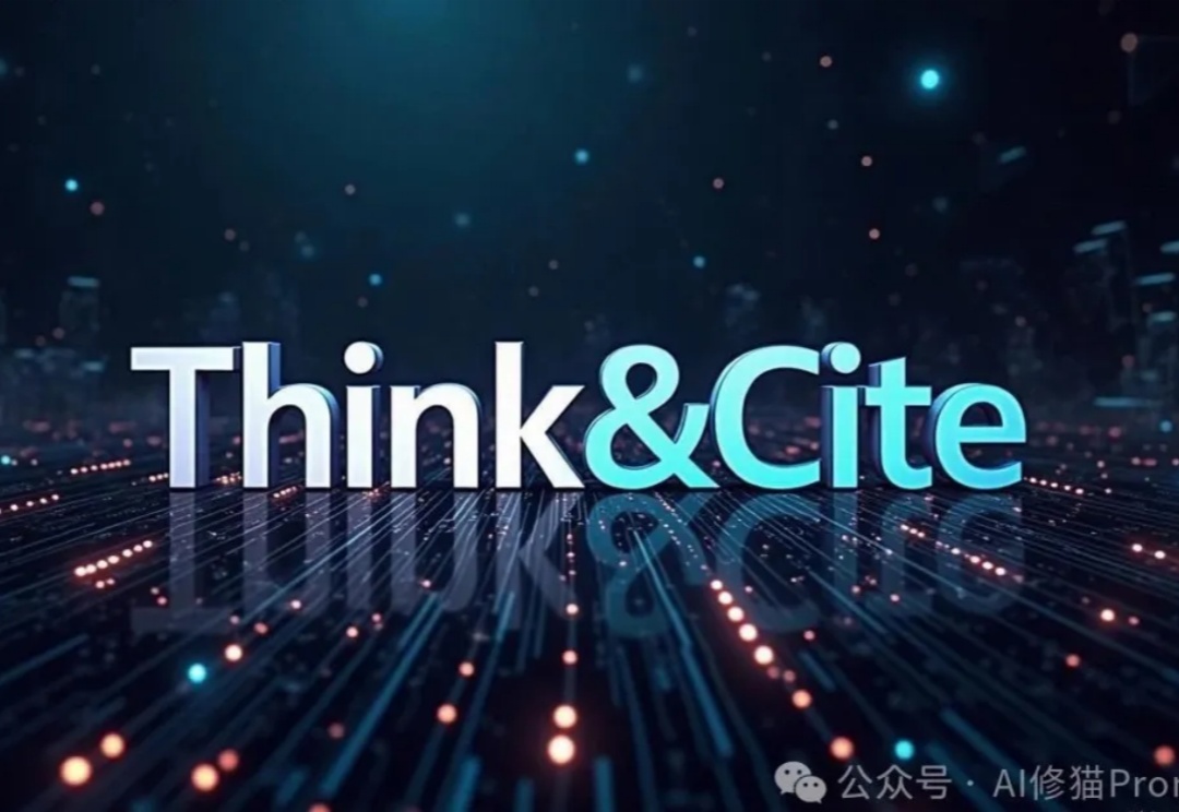 AI引用正确率仅有4.2- 18.5%，怎么破？「Think&Cite」让AI精准归因生成可信内容