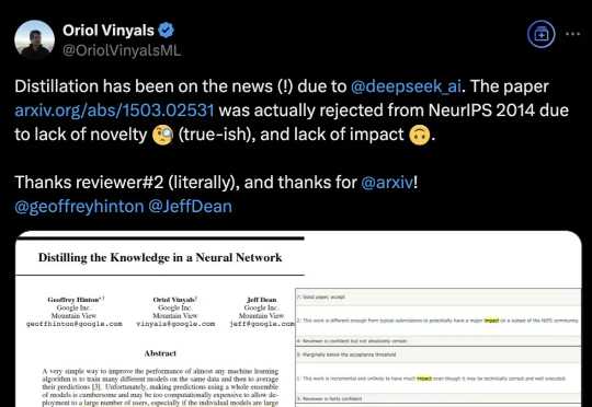 被DeepSeek带火的知识蒸馏，开山之作曾被NeurIPS拒收，Hinton坐镇都没用