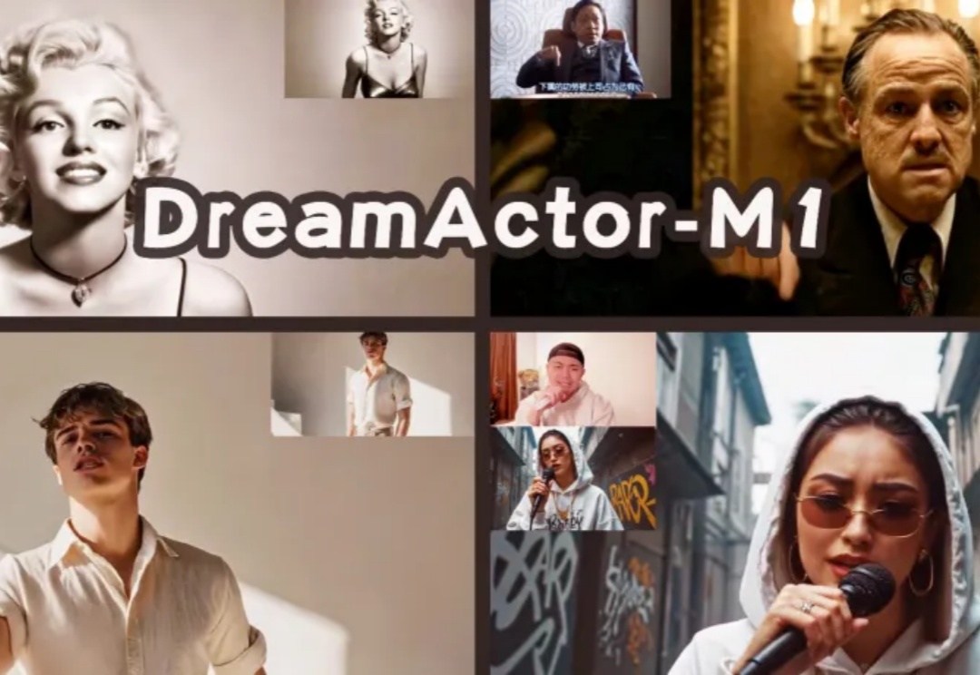 字节最新人像视频生成模型DreamActor-M1，推特关注超百万！即梦AI即将上线